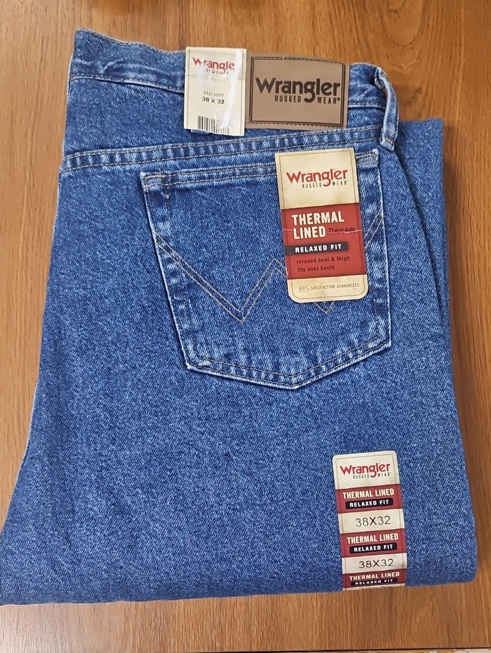Wrangler insulated Jean's. 38x32